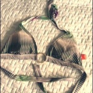 Red Carter bikini top - size Large